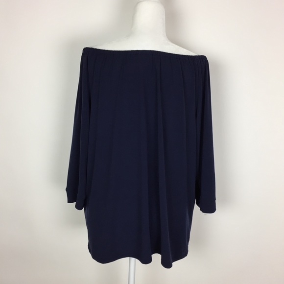 Women’s Easywear by Chico’s Top, Navy, size 3 - Picture 2 of 4